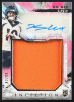 Bo Nix 2024 Topps Inception Rookie Jumbo Relic Autographs Magenta #RJRABN #82/99 RC at PristineAuction.com