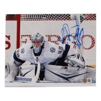 Andrei Vasilevskiy Signed Lightning 8x10 Photo (Beckett) at PristineAuction.com