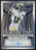 Travis Hunter 2024 Leaf Metal Collegiate Stars Silver Prizmatic #LCS20 #42/45 RC at PristineAuction.com
