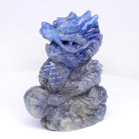 255.30 Carats Loose Sapphire Carved Dragon | Estimated Retail Value: $1,250 (UGL) at PristineAuction.com