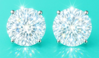 New 2.84 CTW Lab Grown Pair of Diamond Earrings D, VS1 |  Estimated Retail Value: $5,000 (UGL & IGI) at PristineAuction.com