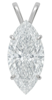 New 6.04 Carats Lab Grown Diamond Pendant G, VS2 | Estimated Retail Value: $10,000 (UGL & IGI) at PristineAuction.com