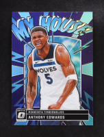 Anthony Edwards 2024-25 Panini Donruss Optic My House Purple #2 at PristineAuction.com