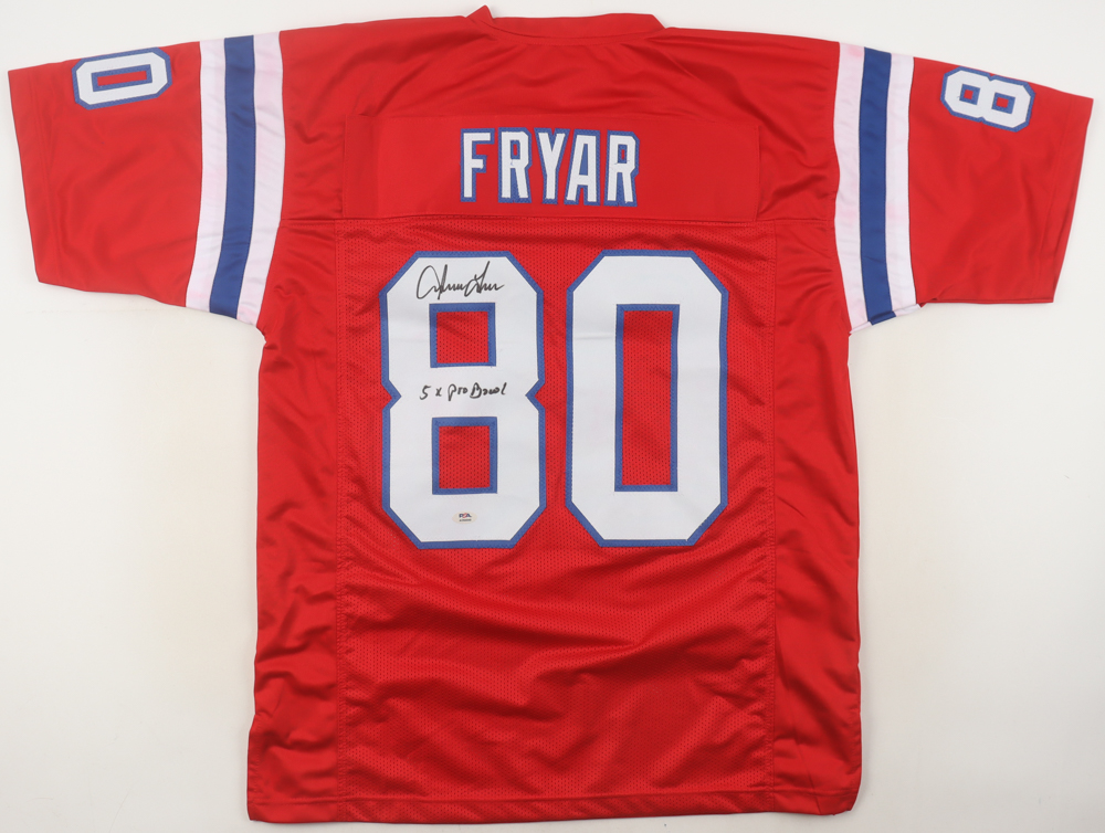 Irving Fryar Signed Jersey Inscribed "5x Pro Bowl" (PSA) at PristineAuction.com Irving Fryar Signed Jersey Inscribed "5x Pro Bowl" (PSA) at PristineAuction.com