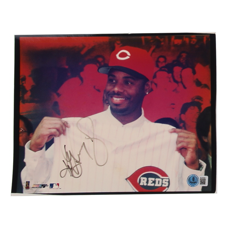 Ken Griffey Jr. Signed Reds 8x10 Photo (Beckett) at PristineAuction.com Ken Griffey Jr. Signed Reds 8x10 Photo (Beckett) at PristineAuction.com