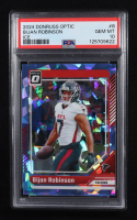 Bijan Robinson 2024 Donruss Optic Ice #8 #5/15 (PSA 10) at PristineAuction.com