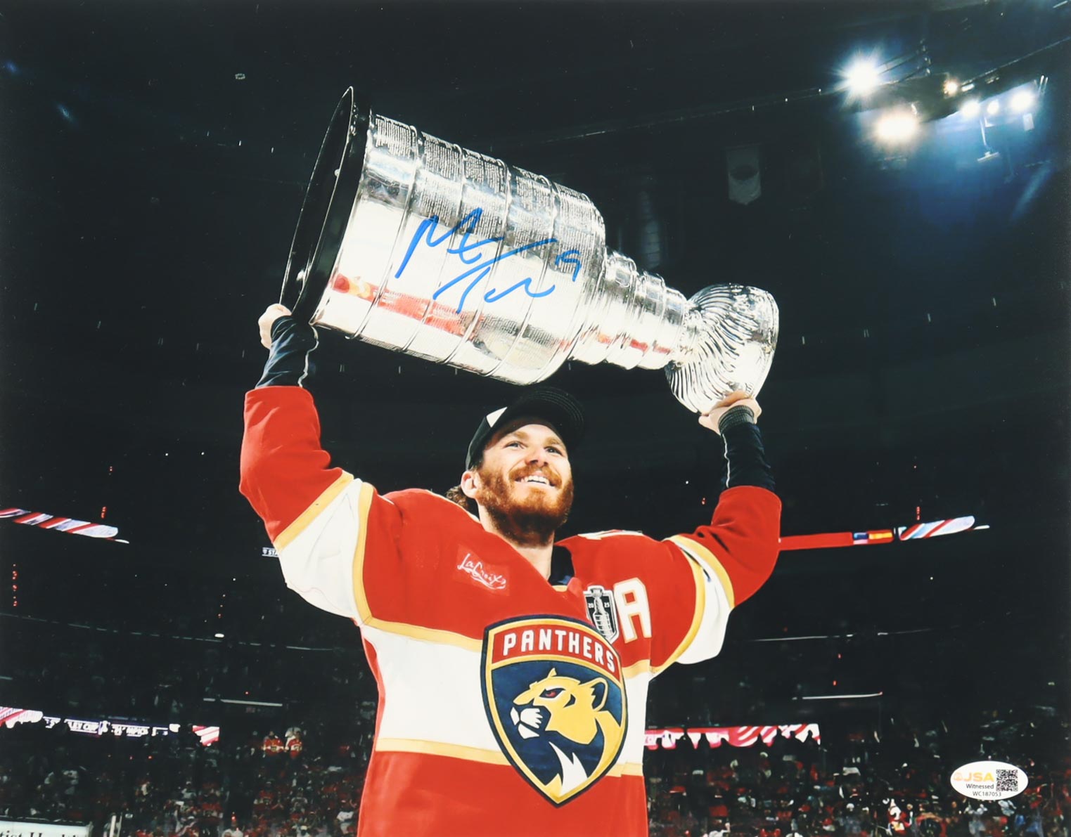 Matthew Tkachuk Signed Panthers 11x14 Photo (JSA) at PristineAuction.com Matthew Tkachuk Signed Panthers 11x14 Photo (JSA) at PristineAuction.com