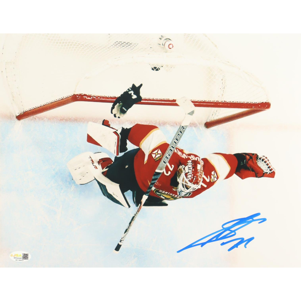 Sergei Bobrovsky Signed Panthers 11x14 Photo (JSA) at PristineAuction.com Sergei Bobrovsky Signed Panthers 11x14 Photo (JSA) at PristineAuction.com