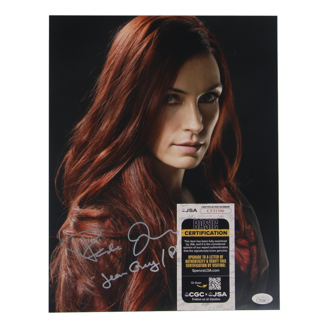 Famke Janssen Signed "X-Men" 11x14 Photo Inscribed "Jean Grey / Phoenix" (JSA) at PristineAuction.com Famke Janssen Signed "X-Men" 11x14 Photo Inscribed "Jean Grey / Phoenix" (JSA) at PristineAuction.com
