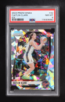 Caitlin Clark 2024 Panini Prizm WNBA Ice Prizm #22 RC (PSA 8) at PristineAuction.com