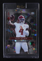 Jalen Milroe / Ryan Williams 2024 Wild Card 5 Card Draw Stacked Deck Back 2 Back Ace of Diamonds Crystal Black #JMRWNB2B RC #1/1 at PristineAuction.com