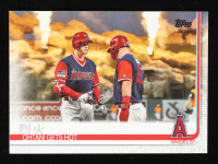 Shohei Ohtani / Mike Trout 2019 Topps #367 / Ohtani Gets Hot at PristineAuction.com