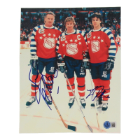 Eric Lindros & Luc Robitaille Signed 8x10 Photo (Beckett) at PristineAuction.com
