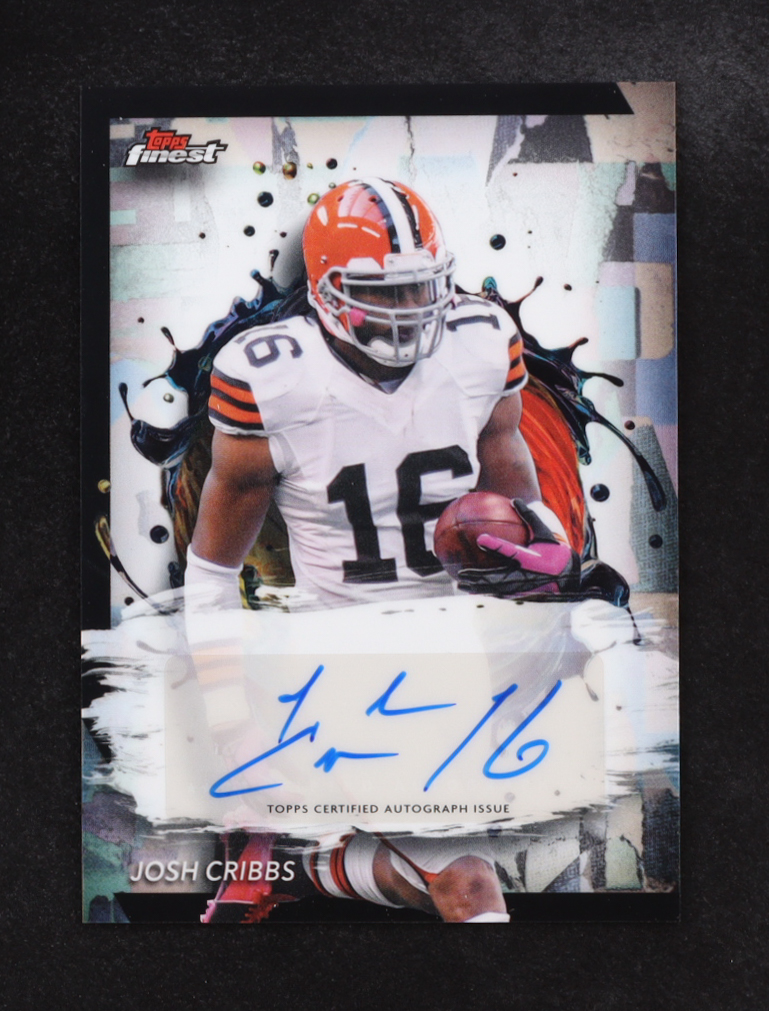 Josh Cribbs 2024 Topps Finest Autographs #FA-JC at PristineAuction.com Josh Cribbs 2024 Topps Finest Autographs #FA-JC at PristineAuction.com