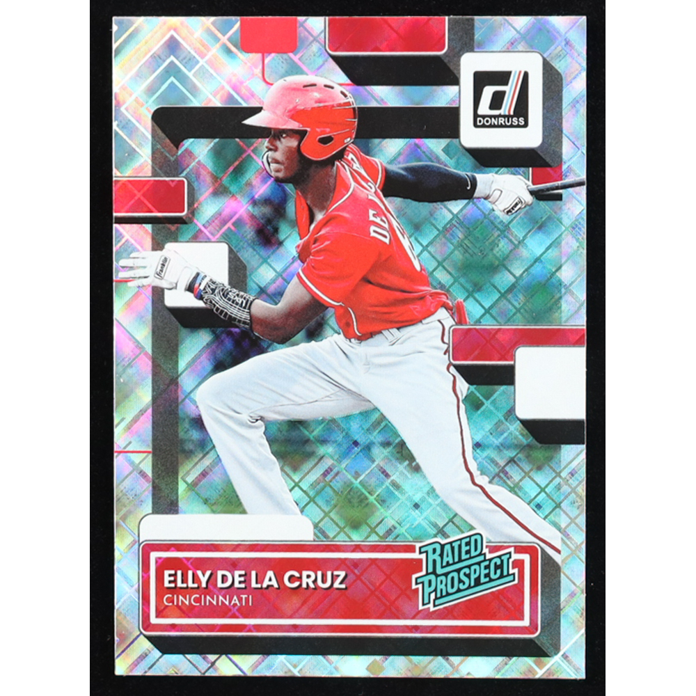 Elly De La Cruz 2022 Donruss Rated Prospects Diamond #RP6 RC at PristineAuction.com Elly De La Cruz 2022 Donruss Rated Prospects Diamond #RP6 RC at PristineAuction.com