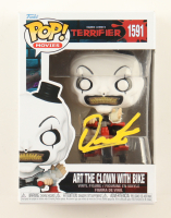 Damien Leone Signed "Terrifier" #1591 Art The Clown With Bike Funko Pop! Vinyl Figure (Beckett) at PristineAuction.com