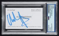 Christian Bale Signed "American Psycho" Business Card (PSA) at PristineAuction.com