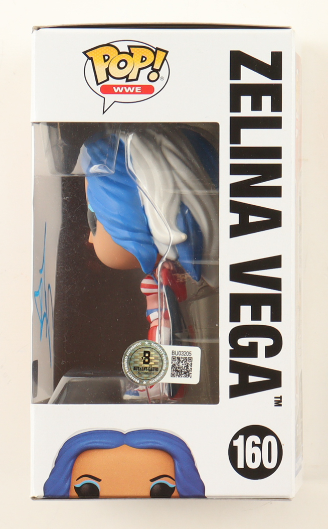 Zelina Vega Signed "WWE" #160 Funko Pop! Vinyl Figure (Beckett) at PristineAuction.com Zelina Vega Signed "WWE" #160 Funko Pop! Vinyl Figure (Beckett) at PristineAuction.com