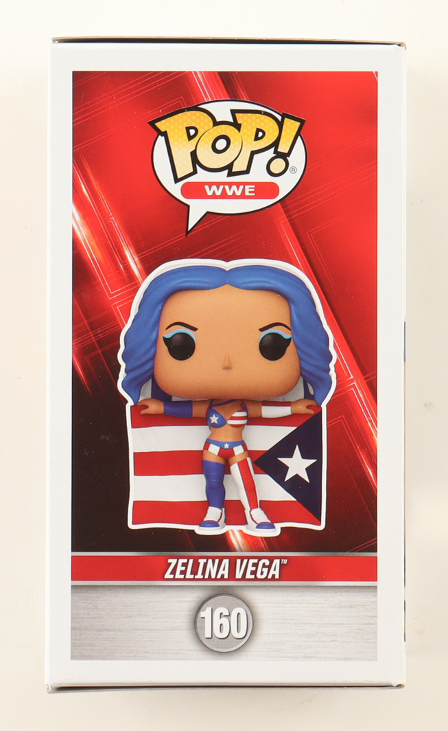 Zelina Vega Signed "WWE" #160 Funko Pop! Vinyl Figure (Beckett) at PristineAuction.com Zelina Vega Signed "WWE" #160 Funko Pop! Vinyl Figure (Beckett) at PristineAuction.com