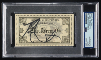 Daniel Radcliffe Signed "Harry Potter" Hogwarts Express Railway Ticket (PSA) at PristineAuction.com