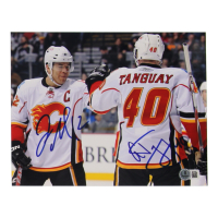 Alex Tanguay & Jarome Iginla Signed Flames 8x10 Photo (Beckett) at PristineAuction.com