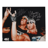 Dennis Rodman & Hulk Hogan Signed 8x10 Photo Inscribed "4 Life- NWO" (JSA) at PristineAuction.com