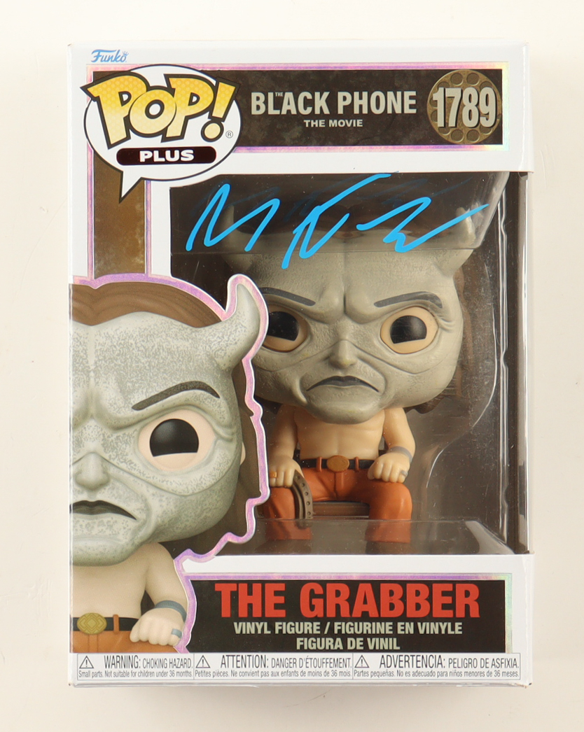 Mason Thames Signed "The Black Phone" #1789 The Grabber Funko Pop Vinyl Figure (Beckett) at PristineAuction.com Mason Thames Signed "The Black Phone" #1789 The Grabber Funko Pop Vinyl Figure (Beckett) at PristineAuction.com