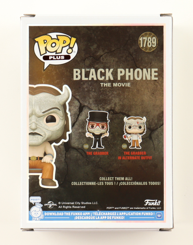 Mason Thames Signed "The Black Phone" #1789 The Grabber Funko Pop Vinyl Figure (Beckett) at PristineAuction.com Mason Thames Signed "The Black Phone" #1789 The Grabber Funko Pop Vinyl Figure (Beckett) at PristineAuction.com