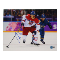Patrick Elias Signed Team Czech Republic 8x10 Photo (Beckett) at PristineAuction.com