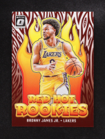 Bronny James 2024-25 Panini Donruss Optic Red Hot Rookies #8 RC at PristineAuction.com