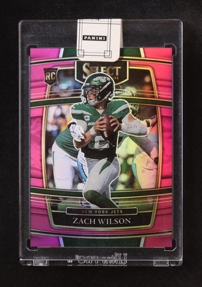 Zach Wilson 2021 Select Prizm Pink #44 RC #04/10