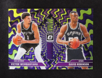 Victor Wembanyama/David Robinson 2024-25 Panini Donruss Optic Optical Illusions Prizm #5 at PristineAuction.com