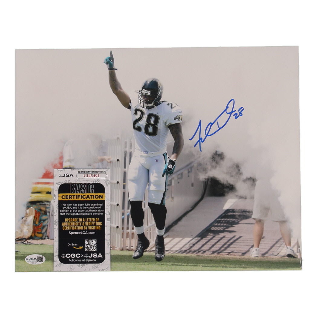 Fred Taylor Signed Jaguars 11x14 Photo (JSA) at PristineAuction.com Fred Taylor Signed Jaguars 11x14 Photo (JSA) at PristineAuction.com