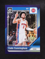 Cade Cunningham 2024-25 Panini Donruss Optic Purple Shock Prizm #26 at PristineAuction.com