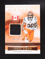 Chase Brown 2025 Panini International Origins Patch Canada #IO-CBN #154/199 at PristineAuction.com
