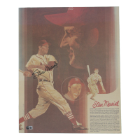 Stan Musial Signed Cardinals 16x20 Lithograph (Beckett) at PristineAuction.com