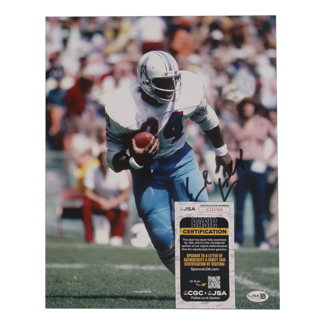 Earl Campbell Signed Oilers 11x14 Photo (JSA) at PristineAuction.com Earl Campbell Signed Oilers 11x14 Photo (JSA) at PristineAuction.com