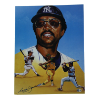 Reggie Jackson Signed Yankees 16x20 Lithograph on Posterboard (Beckett) at PristineAuction.com