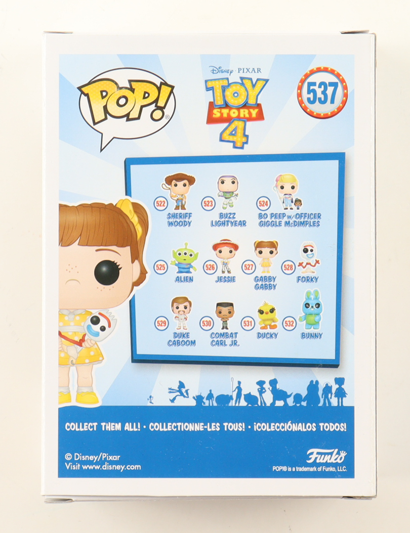 Tony Hale Signed "Toy Story 4" #537 Gabby Gabby With Forky Funko Pop! Vinyl Figure Inscribed "Forky" (Beckett) at PristineAuction.com Tony Hale Signed "Toy Story 4" #537 Gabby Gabby With Forky Funko Pop! Vinyl Figure Inscribed "Forky" (Beckett) at PristineAuction.com