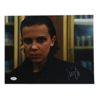 Millie Bobby Brown Signed "Stranger Things" 11x14 Photo Inscribed "011" (JSA) at PristineAuction.com