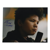 Logan Kim Signed "Ghostbusters: Afterlife" 8x10 Photo Inscribed "Podcast" (JSA) at PristineAuction.com