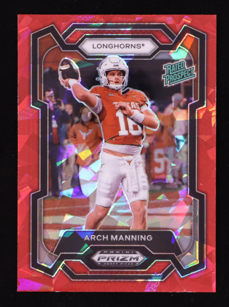 Arch Manning 2024 Panini Prizm Draft Picks Prizms Red Ice #192 RC