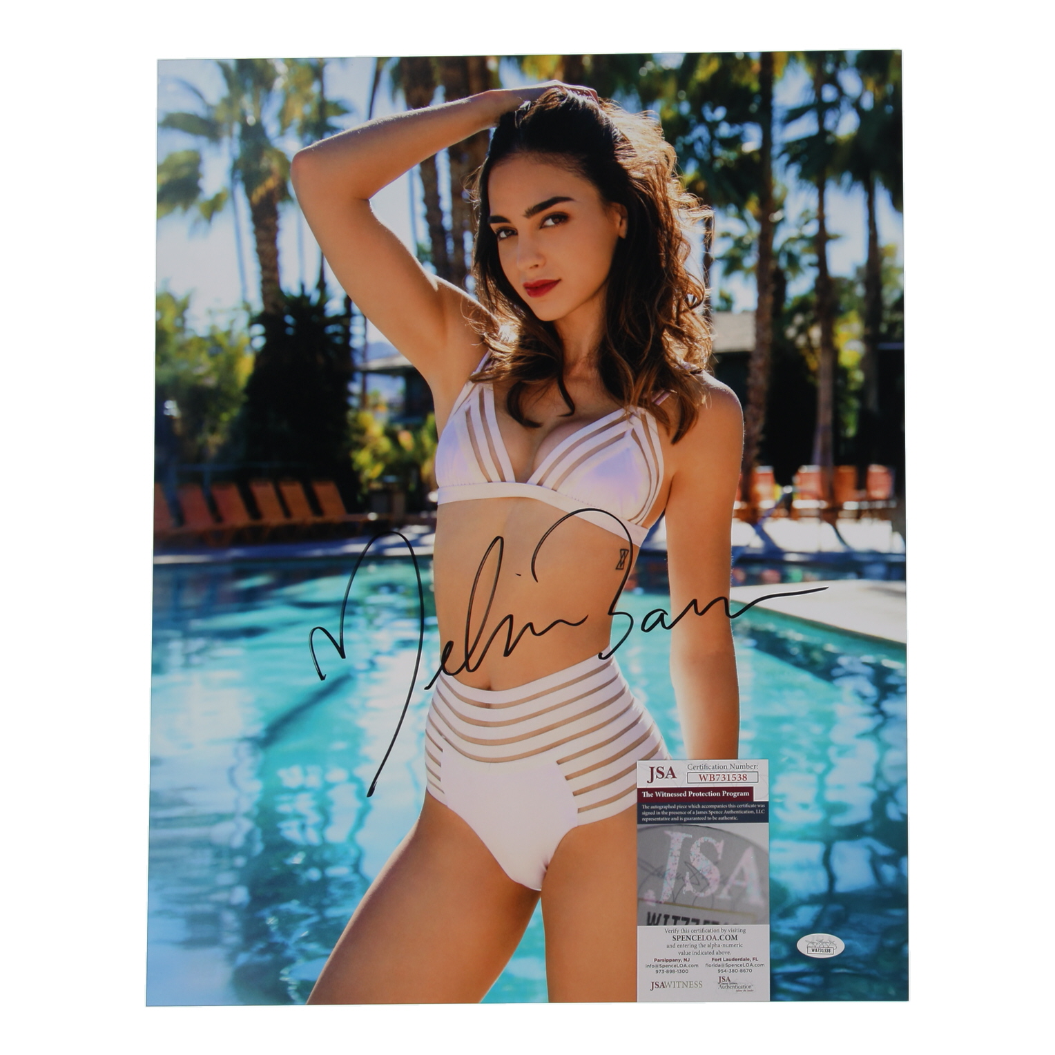 Melissa Barrera Signed 16x20 Photo (JSA) at PristineAuction.com Melissa Barrera Signed 16x20 Photo (JSA) at PristineAuction.com