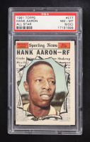 Hank Aaron 1961 Topps #577 AS (PSA 8) (OC) at PristineAuction.com
