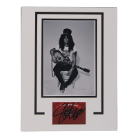 Slash Signed Custom Matted Cut Display (AutographCOA) at PristineAuction.com
