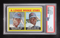 Rod Carew / Hank Allen 1967 Topps #569 Rookie Stars RC DP (PSA 8) (OC) at PristineAuction.com