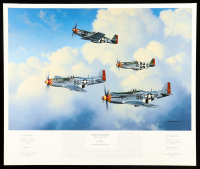 CE 'Bud' Anderson & Bill Overstreet Signed Stan Stokes "Fallen Comrades" Lithograph (AIV) at PristineAuction.com