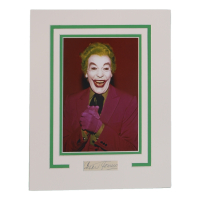 Cesar Romero Signed "Batman" Custom Matted Cut Display (AutographCOA) at PristineAuction.com