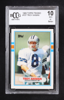 Troy Aikman 1989 Topps Traded #70T RC (BCCG 10) at PristineAuction.com