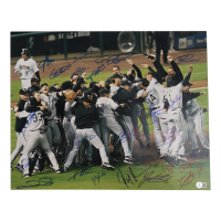 Frank Thomas, Paul Konerko, Jon Garland | White Sox 2005 World Series Champions 16x20 Photo Team-Signed By (23) (Beckett) at PristineAuction.com